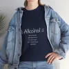 "Alkohol - weil keine großartige Geschichte mit einem Salat beginnt"-Shirt – Bild 163