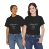 "Alkohol - weil keine großartige Geschichte mit einem Salat beginnt"-Shirt – Bild 79