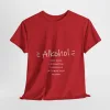 "Alkohol - weil keine großartige Geschichte mit einem Salat beginnt"-Shirt – Bild 7