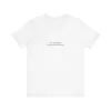 Aus dem Weg, ich bin richtig wichtig - Unisex Jersey Kurzarm T-Shirt – Bild 2