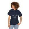 "Alkohol - weil keine großartige Geschichte mit einem Salat beginnt"-Shirt – Bild 174