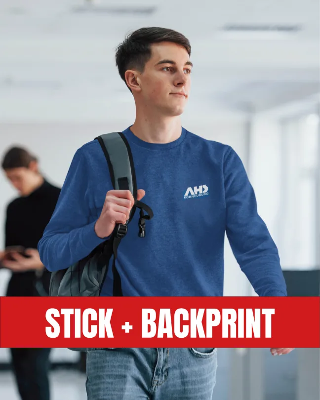AHS Korneuburg STICK-Sweater + Backprint