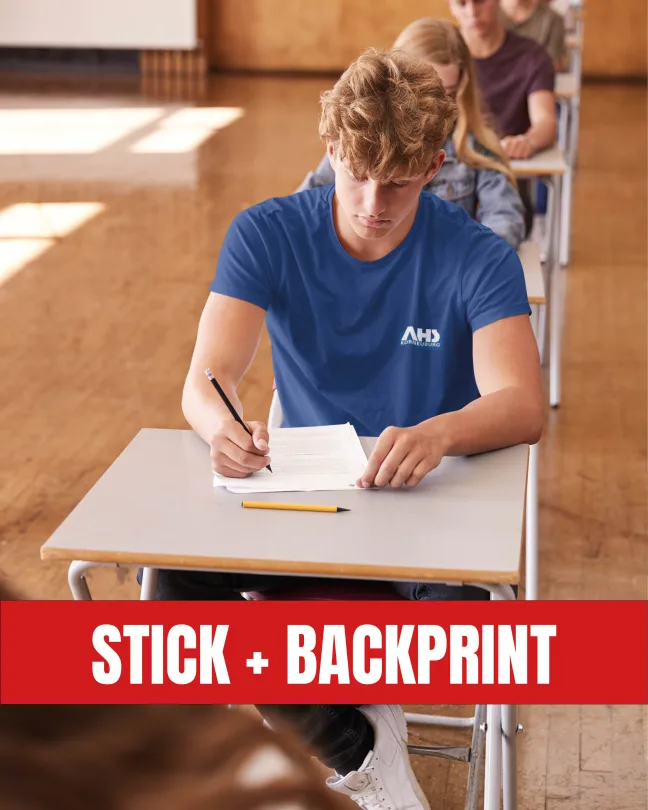 AHS Korneuburg STICK-Shirt + Backprint